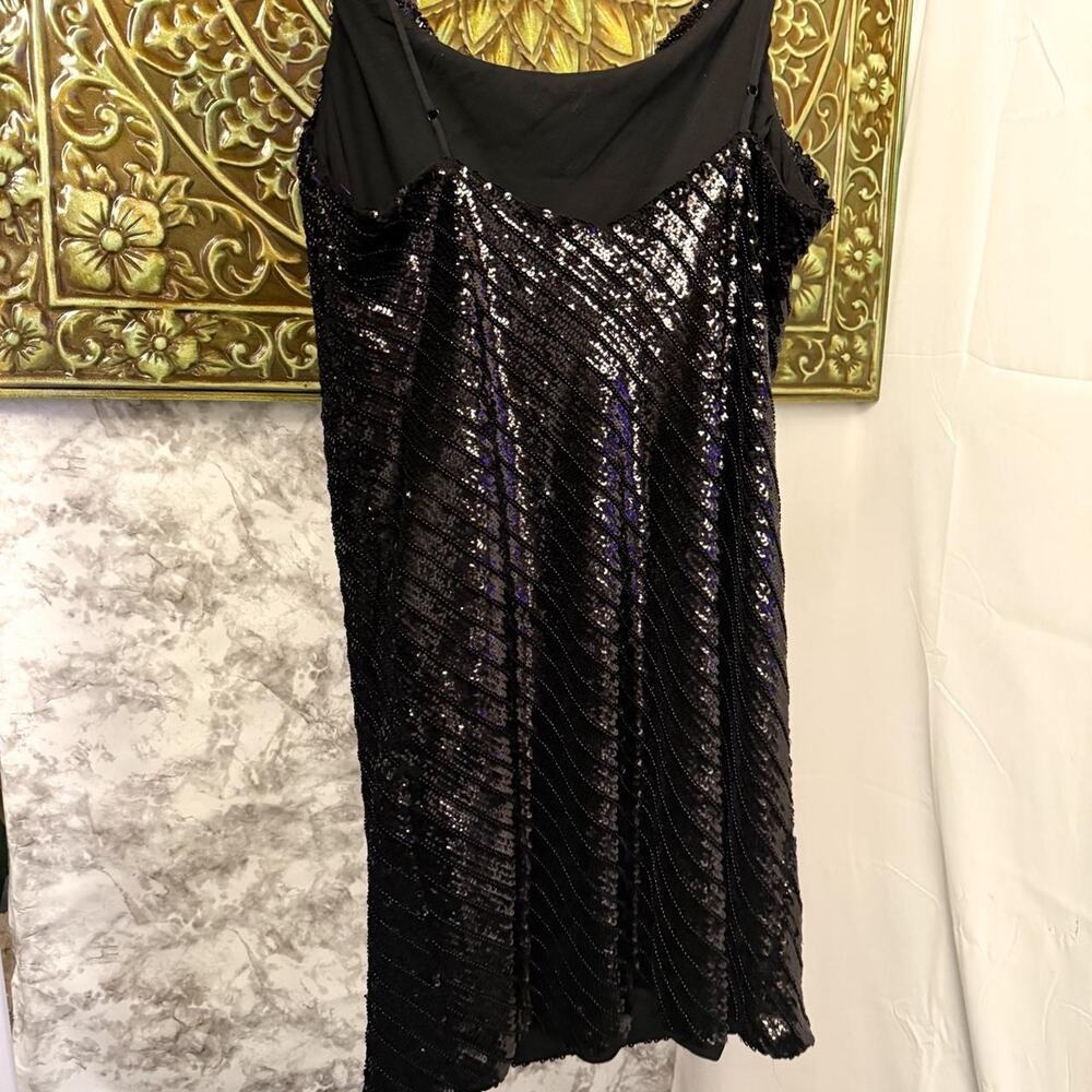 Bardot Black Mini Dress with Sequins